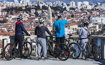 Seeing the sights of Split, Croatia.