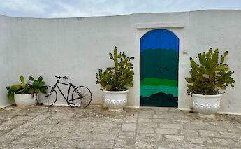 The colorful doors of Ostuni ©Heather