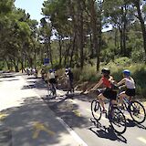Cycling in the countryside, Split, Croatia.