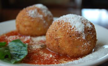 Arancini in Rome, Italy. Flickr: Stu Spivack