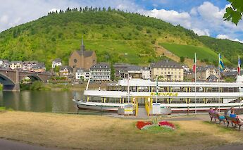 Ferry across the Mosel River in Cochem, Germany. Frans Berkelaar@Flickr