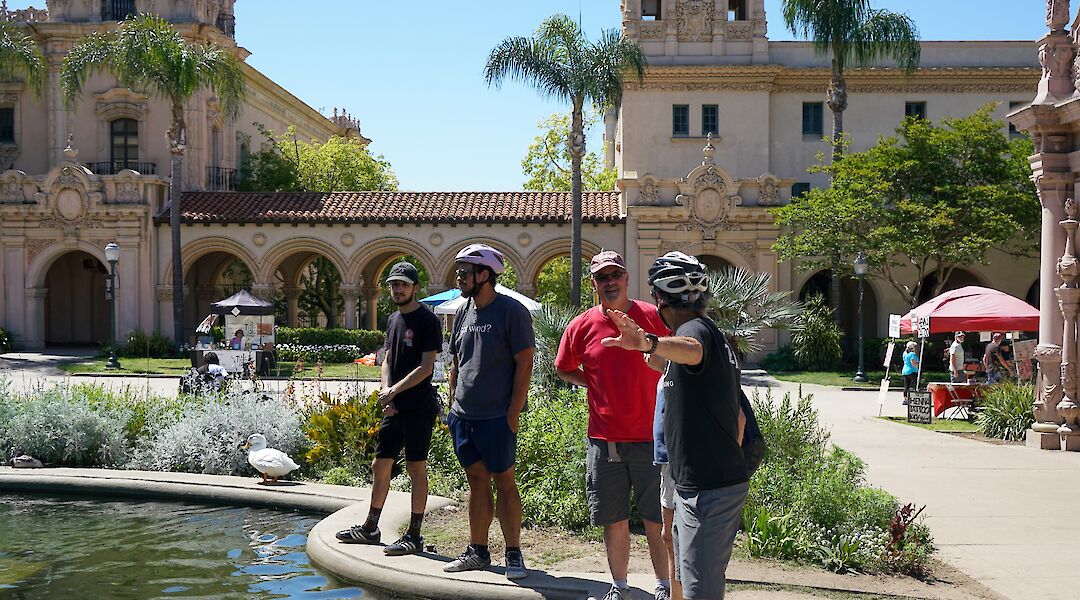 Balboa Park sightseeing, San Diego, California, USA. CC:Unlimited Biking