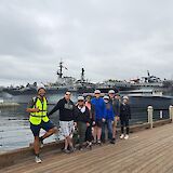 Group photo on the Embarcadero, San Diego, California, USA. CC:Unlimited Biking