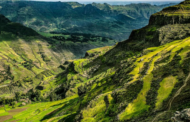 Green hills of Ethiopia, Africa. Unsplash@Erik Hathaway