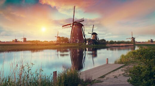 5 night  guided or self guided bike tour in Holland
