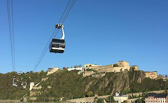 The cable cars in Koblenz, Germany. Frank Köster-Düpree@Unsplash
