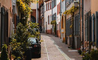 A romantic street in Heidelberg, Germany. Tobias Reich@Unsplash