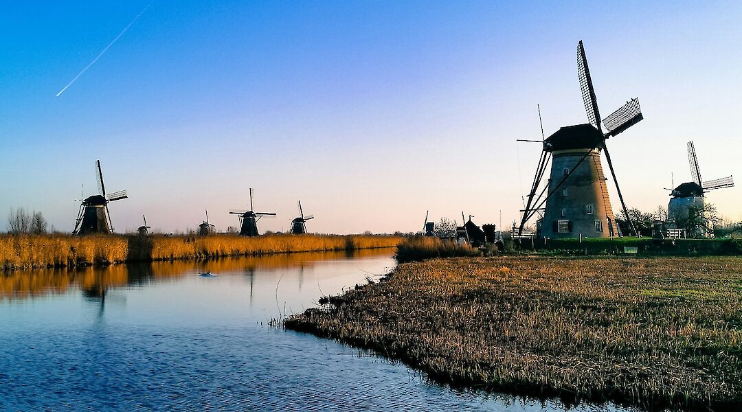 Kinderdijk, a World Heritage Site in Holland. Peter Hall@Unsplash