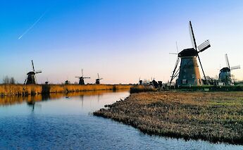 Kinderdijk, a World Heritage Site in Holland. Peter Hall@Unsplash