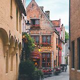 A hidden restaurant in Bruges. Thierry Lemaitre@Unsplash