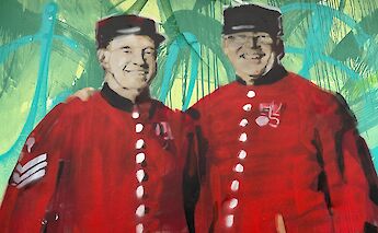 Chelsea Pensioners Mural. Matt Brown@Flickr