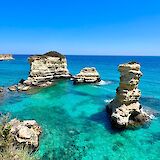 The azure water of Torre dell’Orso. ©Heather