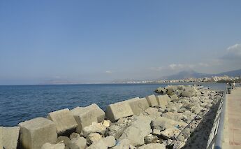 The seaside and boardwalk in Palermo, Sicily, Italy. Veselina Dzhingarova@Flickr