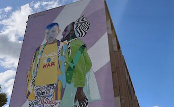 Street art, Palermo, Italy.