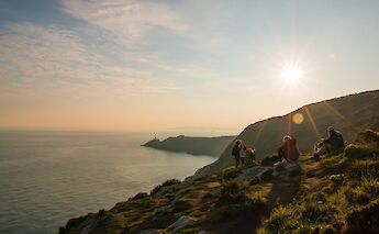 On the edge of the Howth cliffs, Ireland. Adam Markon@Unsplash