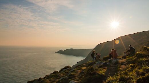 On the edge of the Howth cliffs, Ireland. Adam Markon@Unsplash