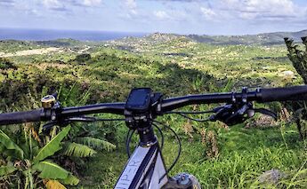 Biking in the mountains, Barbados. CC:El Sol Vida