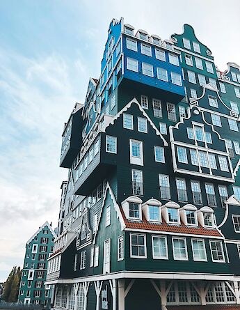 Interesting architecture in Zaandam. Elisa Amadori@Unsplash