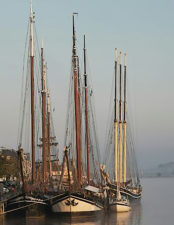 Tall ships in Kampen, Netherlands. Anja van de Gronde@Unsplash