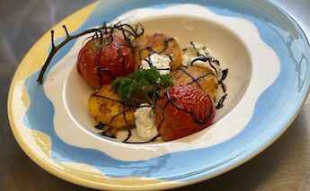 Delicious cuisine aboard the boat. @TO