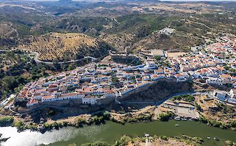Aerial views of Mértola. Victor Oliveira@Flickr
