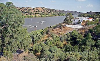Boats on the Guadiana River at Alcoutin. Victor Oliveira@Flickr