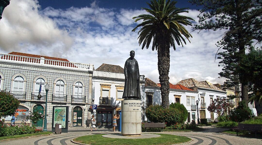 Praça Dr. Marcelino Franco sqaure in Tavira. Victor Oliveira@Flickr