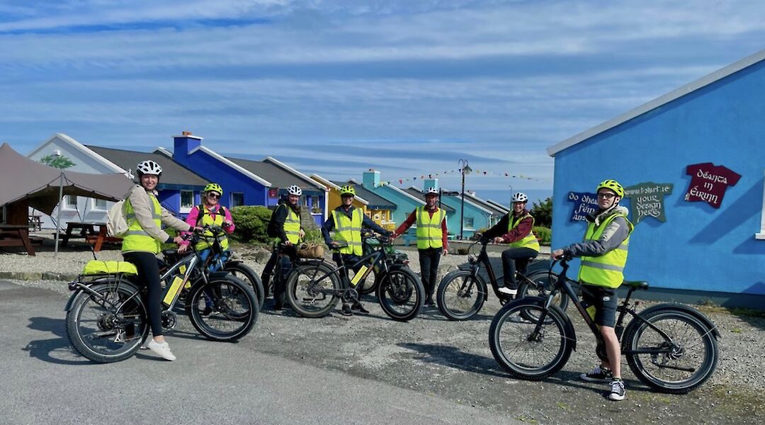 Group bike tour in Connemara, Ireland. CC:Fat Bike Galway