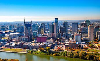 Nashville from above, Tennessee, USA. Getty Images@Unsplash