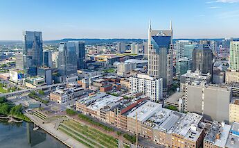 Nashville skyline, Tennessee, USA. Mike Gattorna@Unsplash