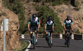 Cycling as a group, Tenerife, Spain. CC:Bike Experience Tenerife