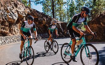 Taking on the ascent, Tenerife, Spain. CC:Bike Experience Tenerife