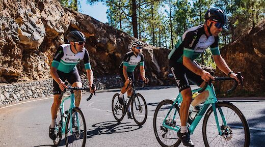 Taking on the ascent, Tenerife, Spain. CC:Bike Experience Tenerife