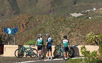 Admiring the view on the route to Los Gigantes, Tenerife, Spain. CC:Bike Experience Tenerife