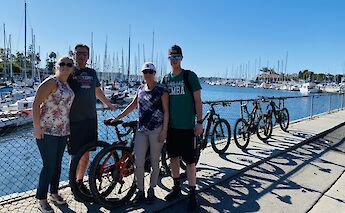 Bike tour at Marina Del Rey, Los Angeles, California, USA. CC:LifeRush Adventures