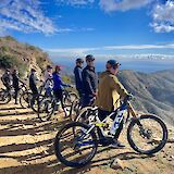 Admiring ocean views with the group, Malibu, California, USA. CC:LifeRush Adventures