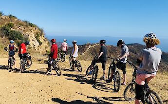 Rest stop at the top of a peak, Malibu, California, USA. CC:LifeRush Adventures