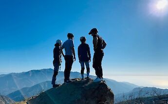 Standing on top of a rock, Malibu, California, USA. CC:LifeRush Adventures