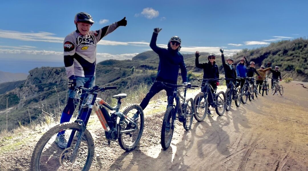 Thumbs up from the group, Malibu, California, USA. CC:LifeRush Adventures