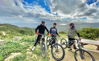 Taking a break along the Backbone Trail, Malibu, California, USA. CC:LifeRush Adventures