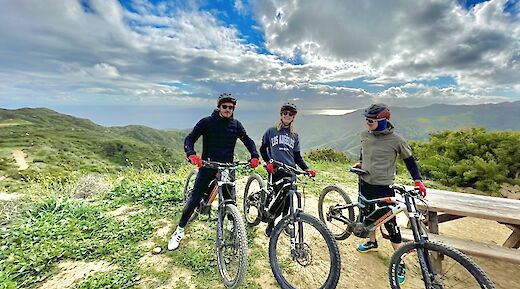 Taking a break along the Backbone Trail, Malibu, California, USA. CC:LifeRush Adventures