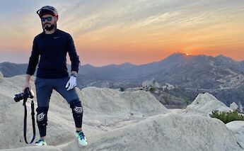 Taking pictures of the mountains at sunset, Malibu, California, USA. CC:LifeRush Adventures