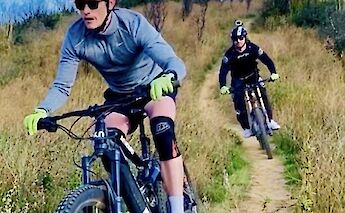 Downhill MTBing on the Backbone Trail, Malibu, California, USA. CC:LifeRush Adventures