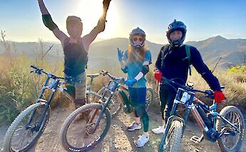 On top of the world on the Backbone Trail, Malibu, California, USA. CC:LifeRush Adventures