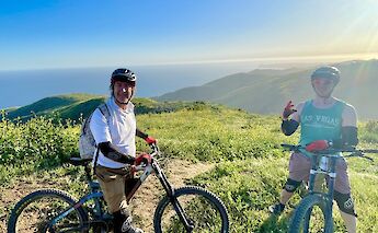 Sun shining down on the Backbone Trail, Malibu, California, USA. CC:LifeRush Adventures