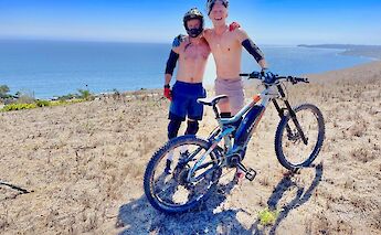 Taking a break with ocean views, Malibu, California, USA. CC:LifeRush Adventures