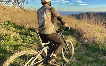 Pausing to admire the ocean view, Malibu, California, USA. CC:LifeRush Adventures
