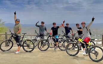 Taking a break on the bike tour, Laguna Niguel, California, USA. CC:LifeRush Adventures