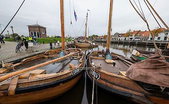Wooden boats, know as 'botters', are traditional Dutch fishing vessels ©Ryan
