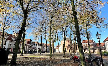 The beautiful cobblestone streets of Harderwijk